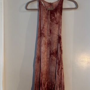 NWOT Tie Dye Lace-up Summer Dress